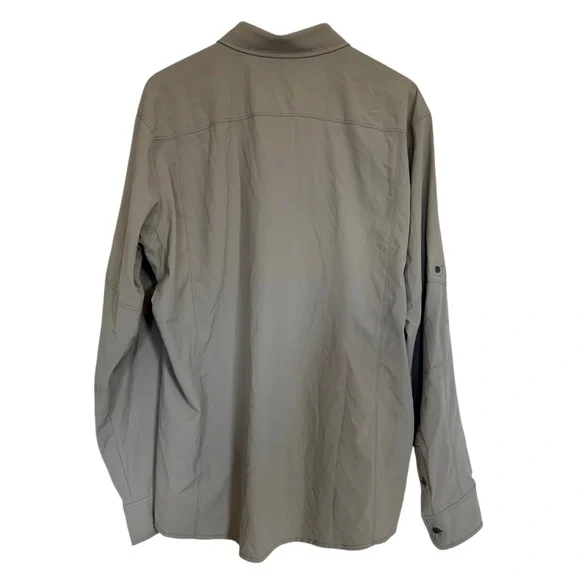 KUHL Men’s Khaki Bandit Long Sleeve Button Shirt Size XL - Picture 3 of 10